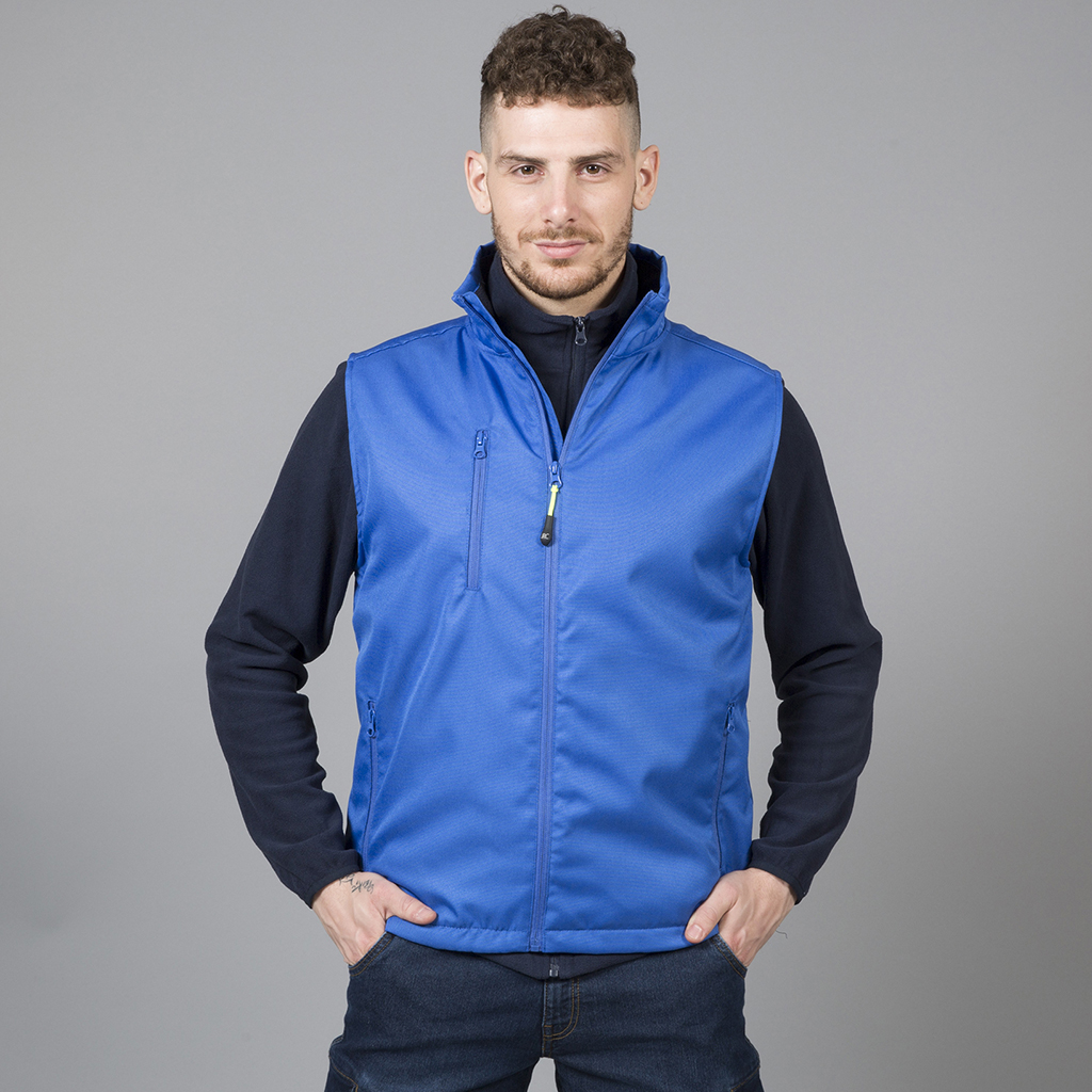 Gilet smanicato in Oxford - Sunup gadget e merchandising