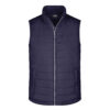 gilet trapuntato blu